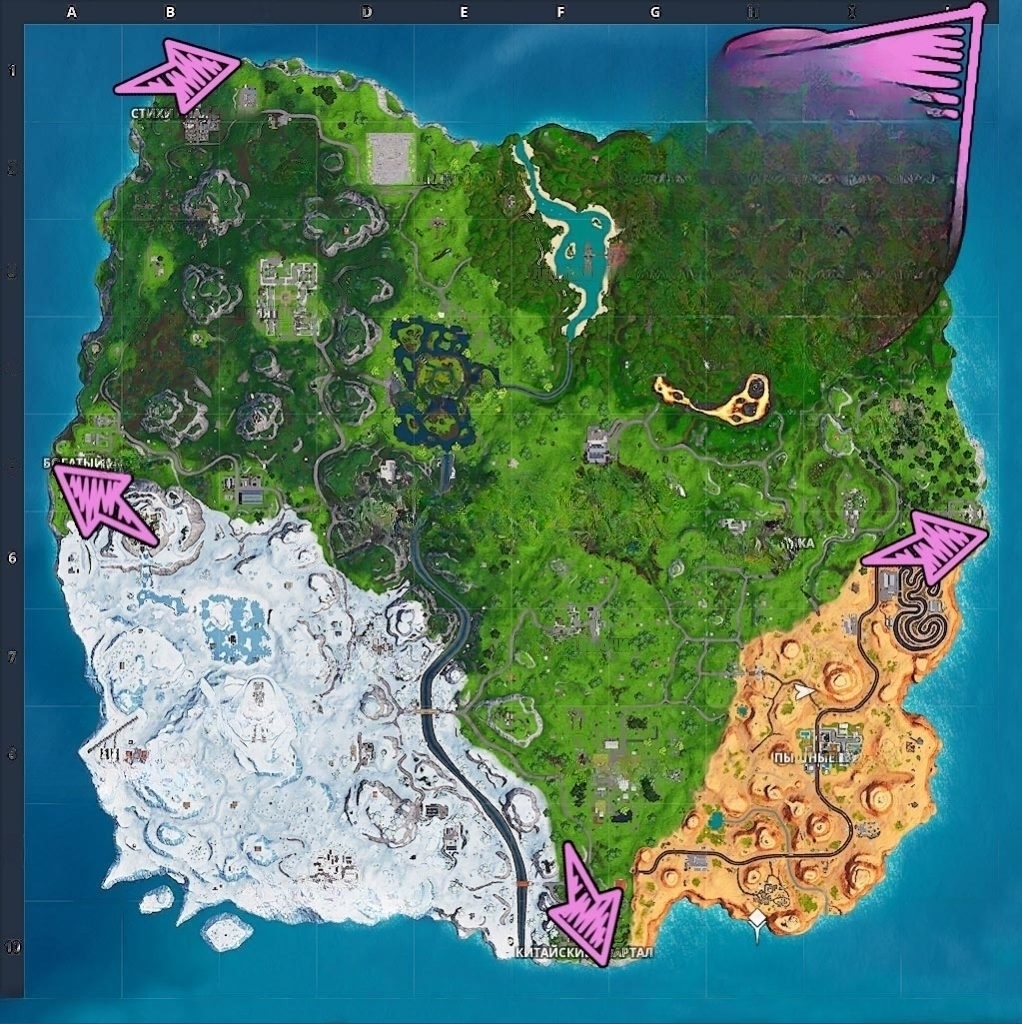 Неделя 2 сезона 8 в Fortnite — Карты читов и заданияn — изображение 6