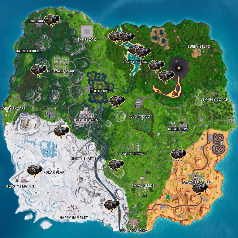 Неделя 2 сезона 8 в Fortnite — Карты читов и заданияn — изображение 7