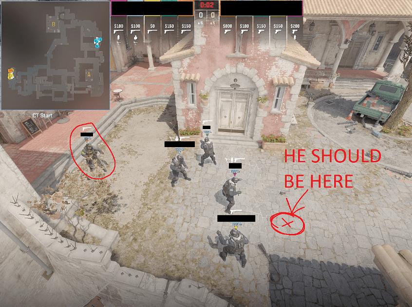 В CS 2 противники видны сквозь дым благодаря настройкам NVIDIA: Необычная точка появления — изображение 3