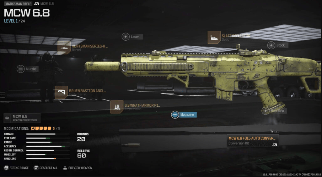 Лучшее снаряжение MCW 6.8 в Call of Duty: Modern Warfare 3 — полная настройка классаn — изображение 2