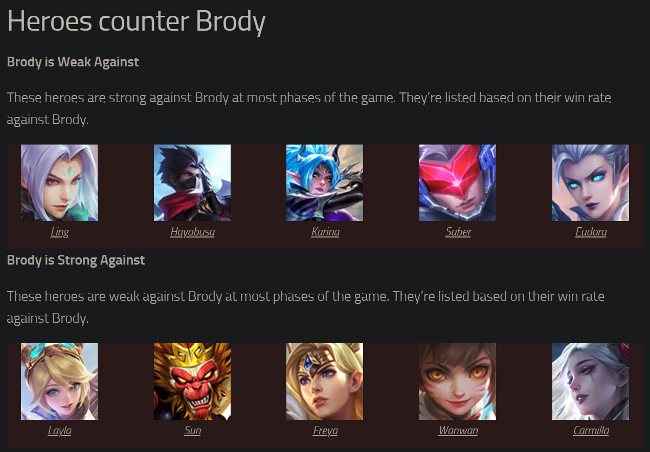 Лучшие контрмеры для Броди в Mobile Legends – Топ 3 героя, чтобы остановить его — изображение 2