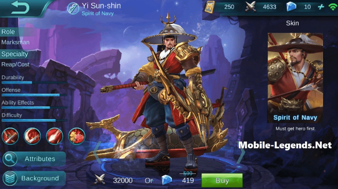 Руководство по Mobile Legends: Yi Sun-Shin — оптимальная сборка, способности, эмблема и комбо — изображение 4