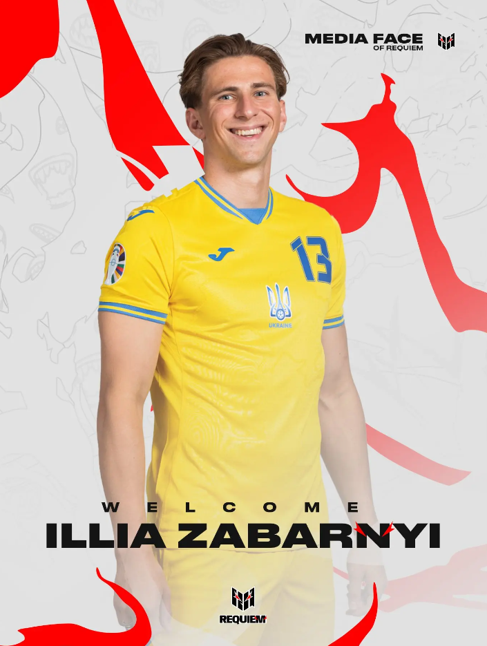 Илья Заборный становится медийным лицом организации Requiem Valorantn — изображение 1