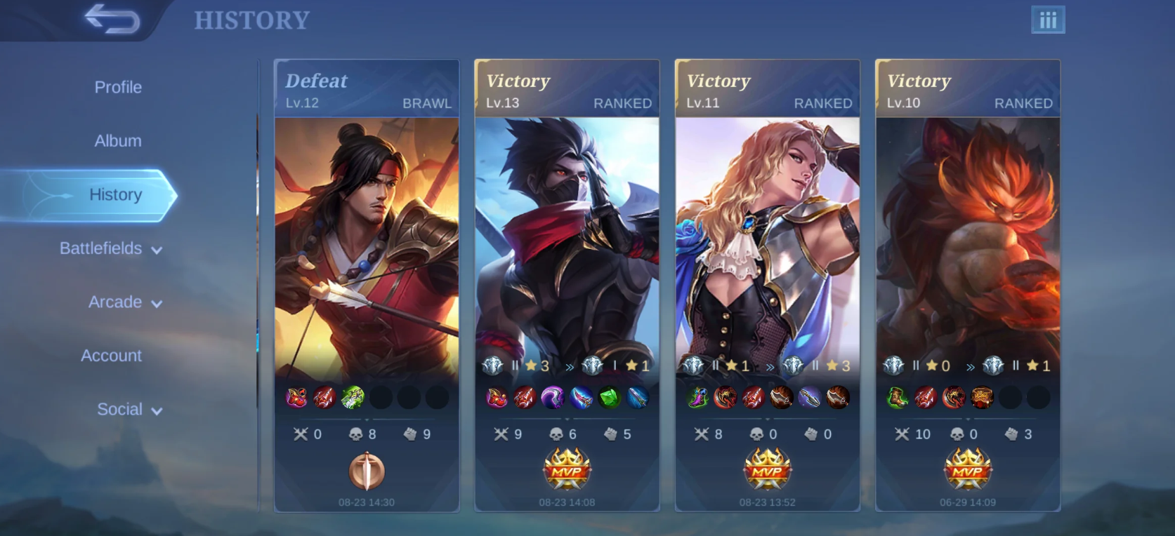 Как скрыть историю в Mobile Legends: Bang Bangnn — изображение 2