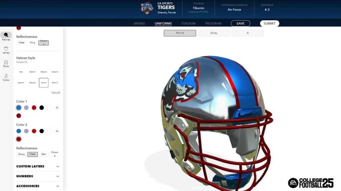 EA Sports College Football 25 представляет настраиваемого конструктора команд — изображение 2