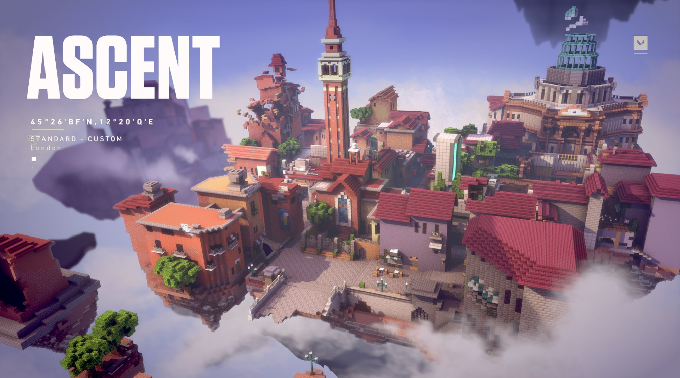 Minecraft Virtuoso Ommo Faithfully Translates Valorant’s Ascent Battleground to the Blocky Realmn — изображение 1