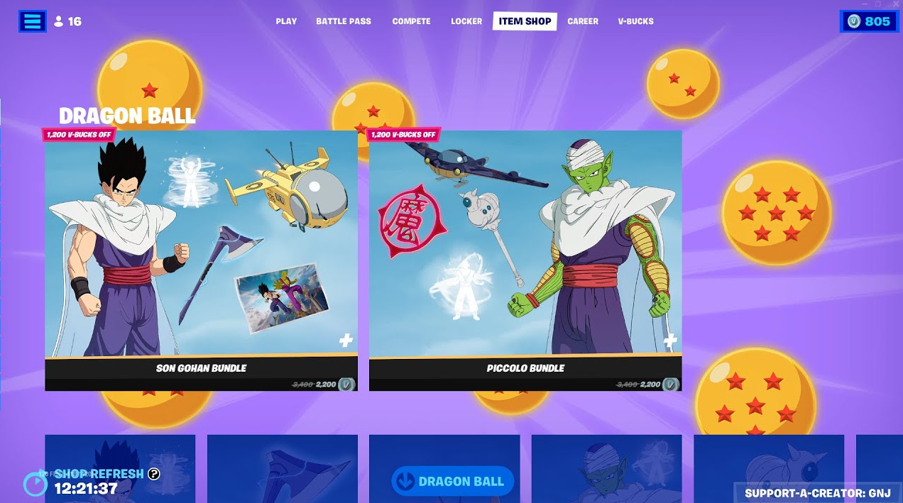 Fortnite запускает взрывное кроссовер с Dragon Ball Z с тремя новыми скинами персонажей — изображение 2