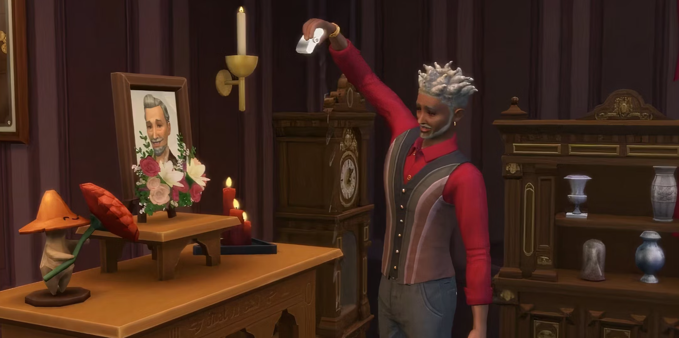 Sims 4 Player Unveils Stunning Retro Tribute to the Life and Death Expansio — изображение 3