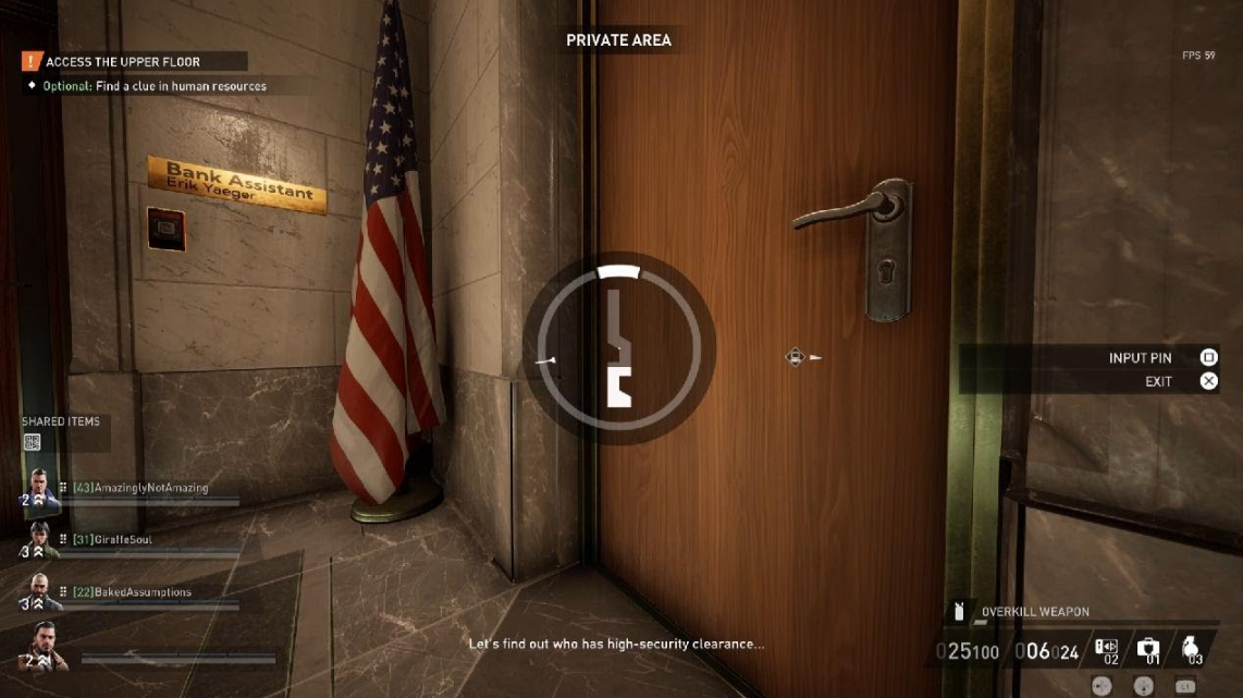 Payday 3 раскрывает свой первый ограбление Всемирного банка в последнем обновлении — изображение 3