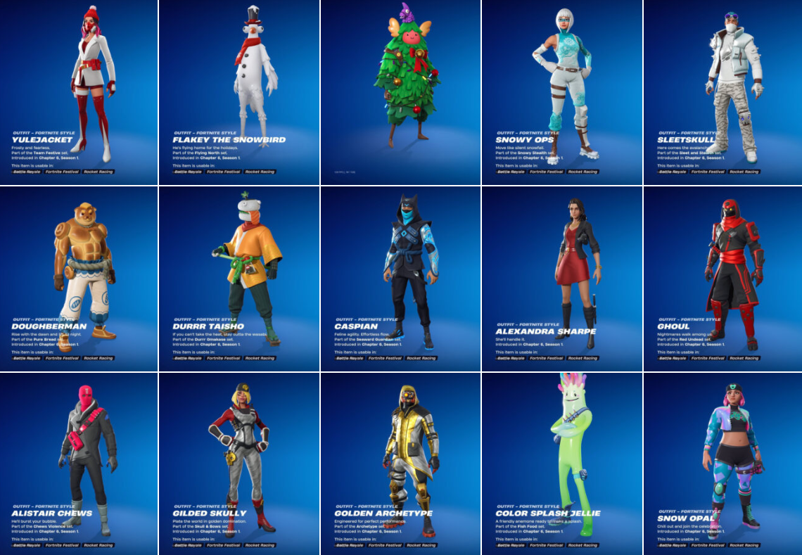 Обновление Fortnite v33.11 раскрыто – Зимняя сказка, Эпические стили и Безумие в Сквидиби Туалет — изображение 3