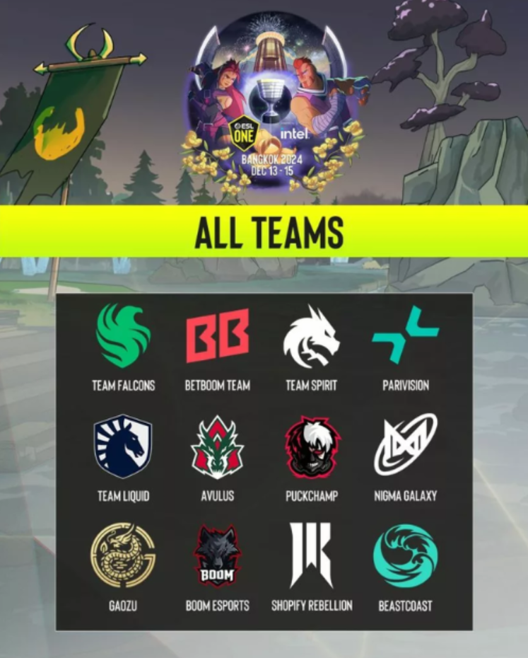 ESL One Bangkok 2024: Расписание турнира, участвующие команды и награды — изображение 3