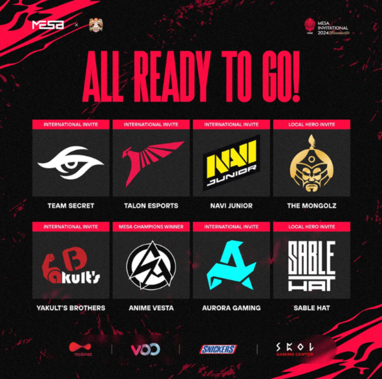 Dota 2 MESA Invitational 2024: Соревнующиеся команды, даты мероприятия и награды — изображение 3