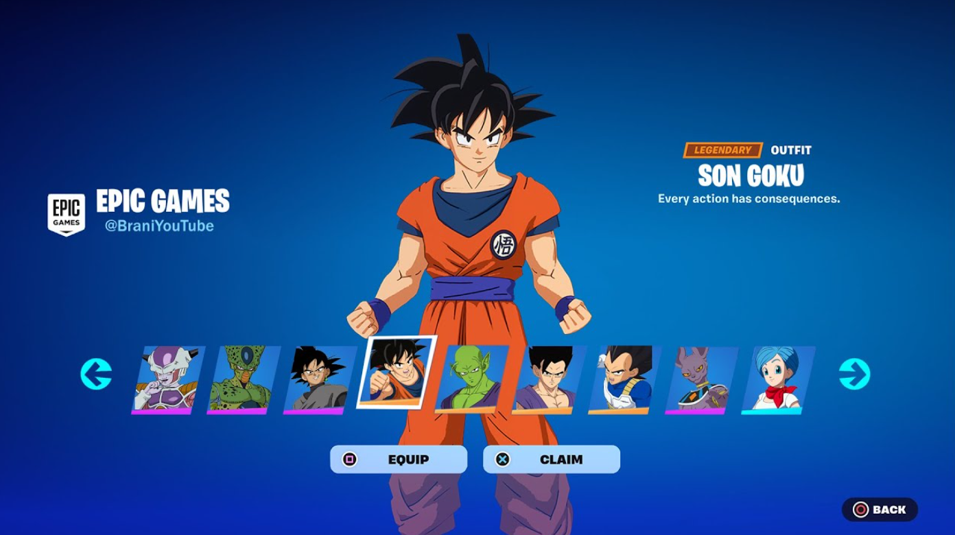 Fortnite возвращает скины Dragon Ball, но есть нюанс — изображение 3
