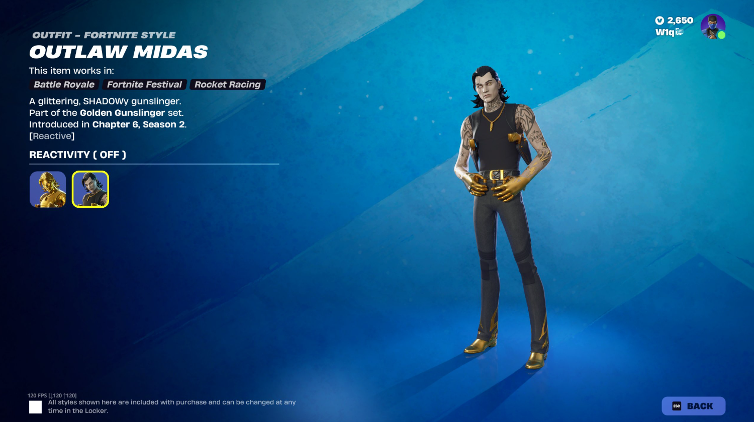 Как разблокировать скин Outlaw Midas в Fortnite – Полное руководство и советыn — изображение 1