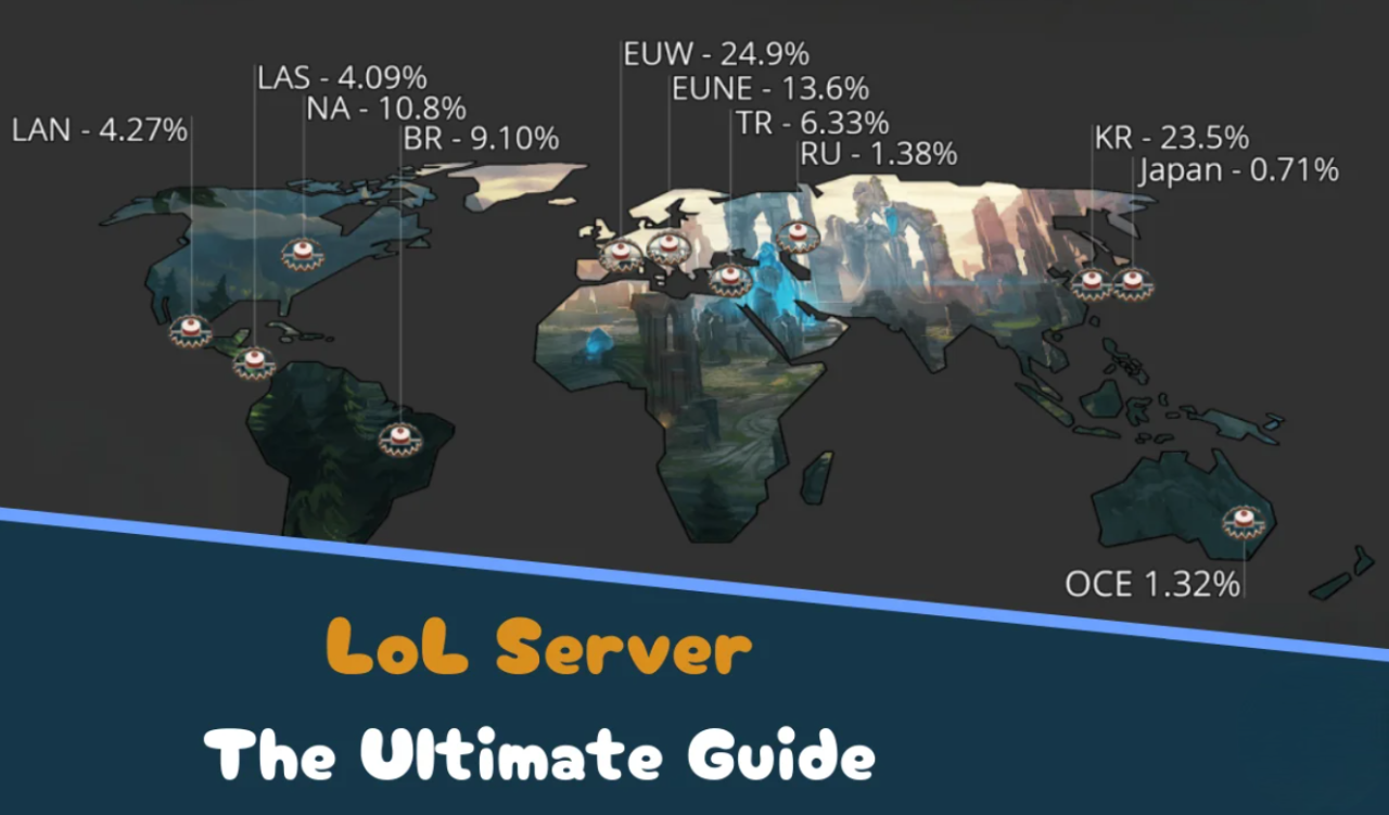Как выбрать лучший сервер League of Legends, переключиться на другой и снизить пинг в 2025Как выбрать лучший сервер League of Legends, переключиться на другой и снизить пинг в 2025 — изображение 1