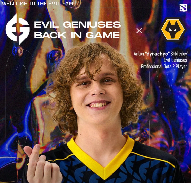 Антон «dyrachyo» Шкредов возвращается в Evil Geniuses: Что дальше для Dota 2? — изображение 2